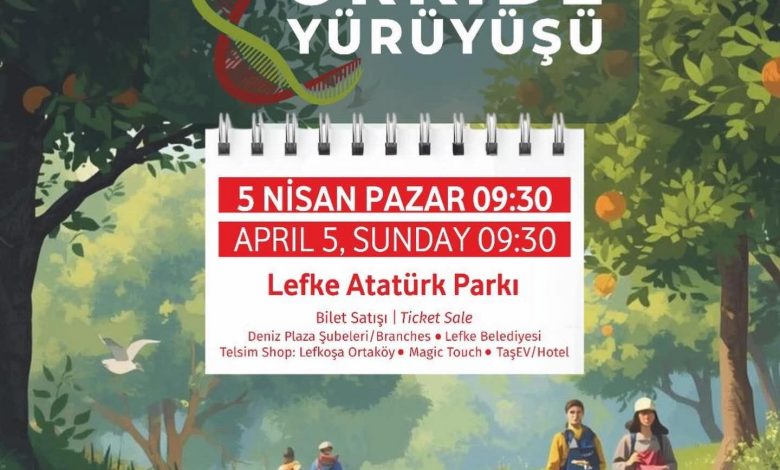 23’üncü Orkide Yürüyüşü yarın Lefke'de yapılacak
