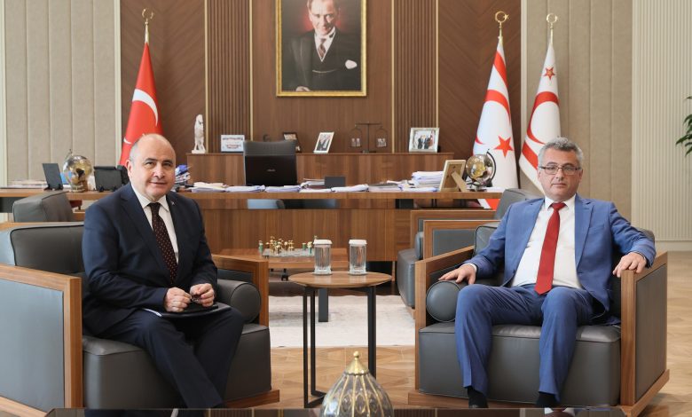Cumhurbaşkanı Erhürman, TC Lefkoşa Büyükelçisi Başçeri’yi kabul etti