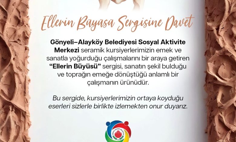 “Ellerin Büyüsü” adlı sergi yarın Gönyeli Sosyal Aktivite Merkezi’nde açılacak