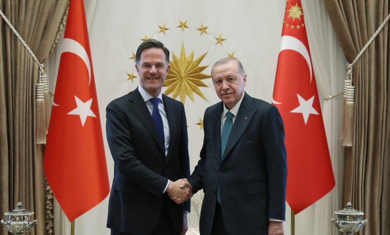 Erdoğan, Rutte ile görüştü