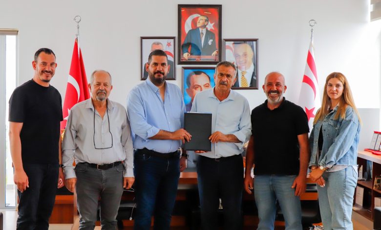 Gazimağusa’da kanalizasyon hatları yapım işleri ihalesinde imzalar atıldı