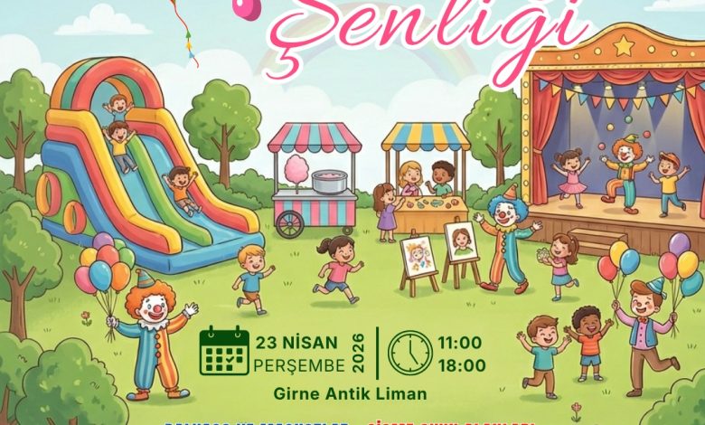 Girne Belediyesi 23 Nisan şenliği düzenliyor