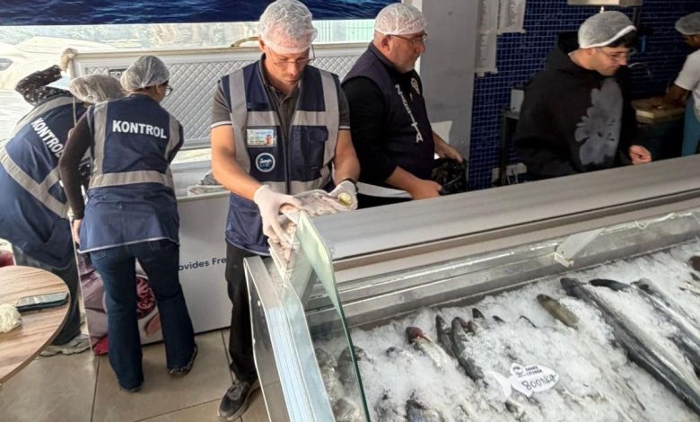 Gönyeli ve Alayköy bölgesindeki su ürünleri perakende satış yerleri denetlendi