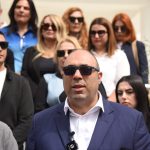 KTÖS, Lefkoşa Polis Müdürlüğü önünde açıklama yaptı...