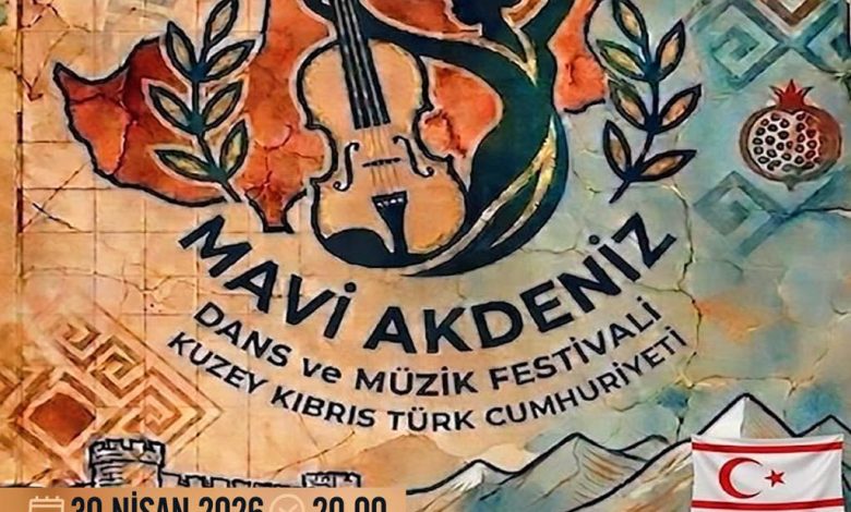 “Mavi Akdeniz Dans ve Müzik Festivali” perşembe günü Yenierenköy Halk Plajı’nda gerçekleştirilecek