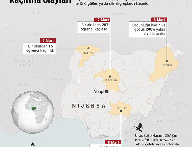 Nijerya'da yolcu otobüsüne düzenlenen saldırıda 14 öğrenci kaçırıldı