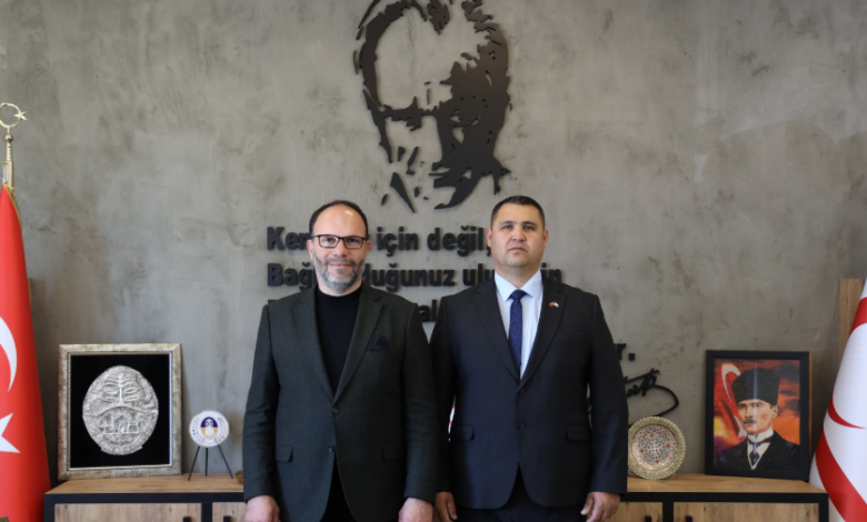 Sadıkoğlu, SSTB İskele Bölge Müdürlüğü görevine atanan Balcı’yı kabul etti