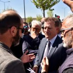 Taksiciler eylemlerini Meclis önüne taşıdı
