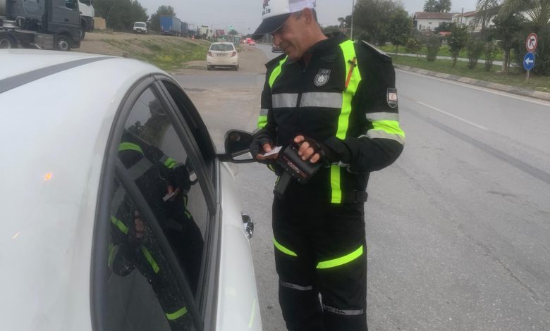Trafik denetimlerinde 282 sürücü hakkında yasal işlem başlatıldı, 30 araç trafikten men edildi