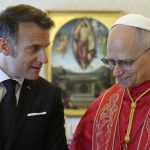 Vatikan Devlet Başkanı Papa 14. Leo ile Fransa Cumhurbaşkanı Macron görüştü