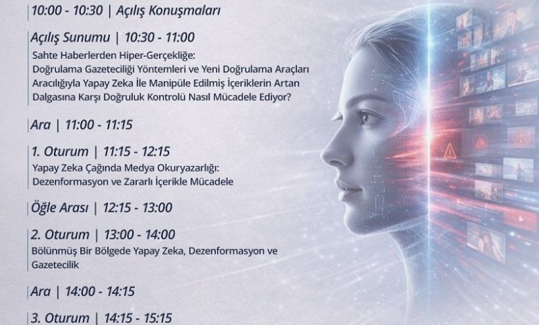 Yapay Zeka, Manipülasyon ve Medya Okuryazarlığı Zirvesi cumartesi günü yapılacak
