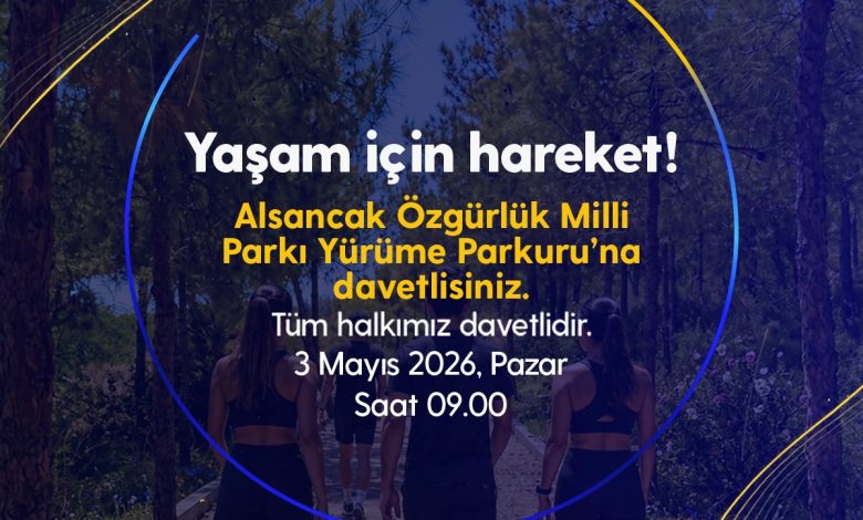 "Yaşam İçin Hareket" etkinliği 3 Mayıs Pazar Alsancak Özgürlük Milli Parkı'nda...