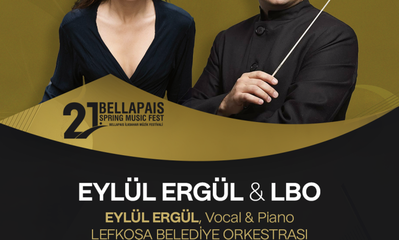 Bellapais İlkbahar Müzik Festivali'nde yarın akşam Eylül Ergül, LBO eşliğinde sahne alacak