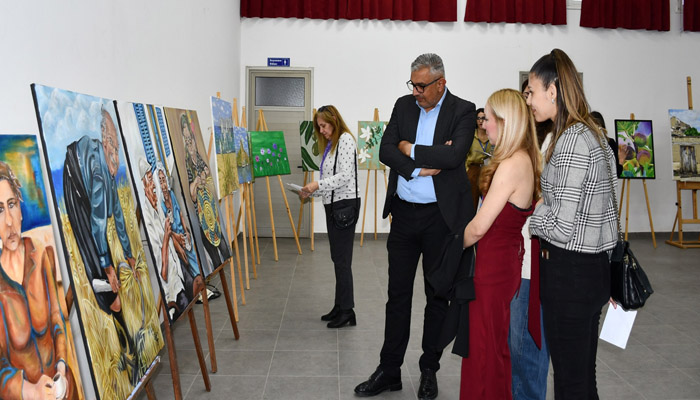 Mesarya’da "Adadan Esintiler" sergisi ziyarete açıldı