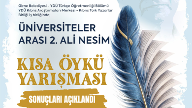 Ali Nesim Kısa Öykü Yarışması’nda dereceye girenler açıklandı