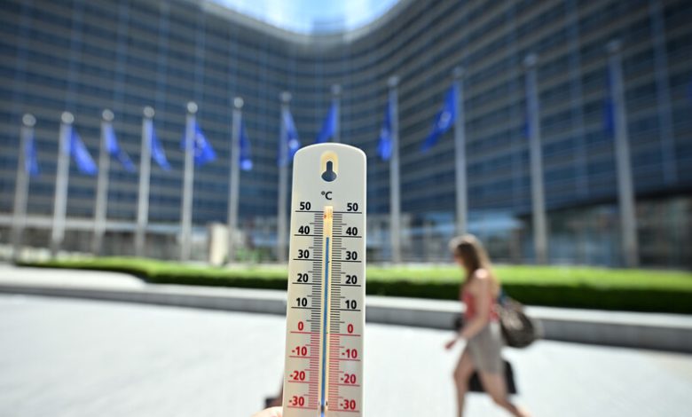 Belçika'da sıcaklık ve fırtına için "turuncu alarm" verildi