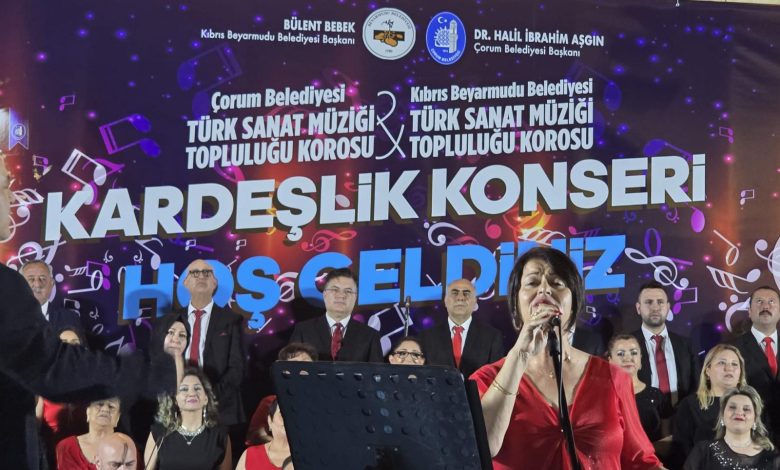 Beyarmudu Belediyesi Türk Sanat Müziği Topluluğu Korosu Çorum’da konser verdi