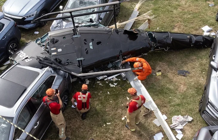 Brezilya'da iki helikopter havada çarpıştı, altı kişi öldü