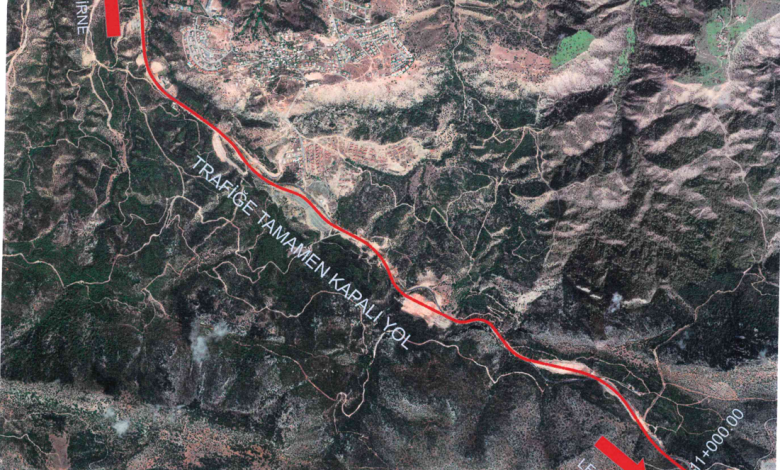 Girne Acapulco kavşağı ile Değirmenlik yol ayrımı, 3 gün trafiğe kapalı