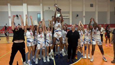 Girne Belediye Başkanı Şenkul, Kadınlar Basketbol Ligi şampiyonu Akdeniz Spor Birliği’ni kutladı