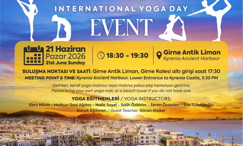 Girne’de “Dünya Yoga Günü” etkinliği düzenleniyor