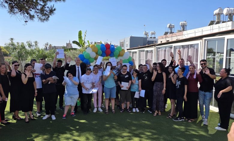 İrfan Nadir Rehabilitasyon Merkezi’nde ilk kez karne töreni düzenlendi