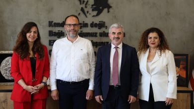 İskele Belediye Başkanı Sadıkoğlu Telsim Genel Müdürü Tüz'le görüştü