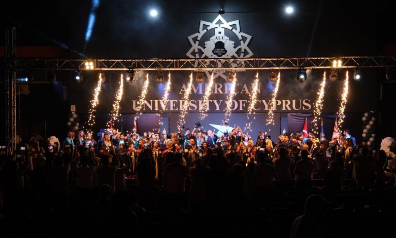Kıbrıs Amerikan Üniversitesi mezuniyet töreni yapıldı