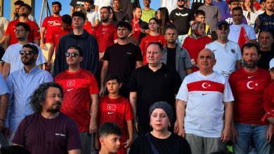 Öztürkler, Türkiye A Milli Futbol Takımı maçını Millet Bahçesi’nde izledi