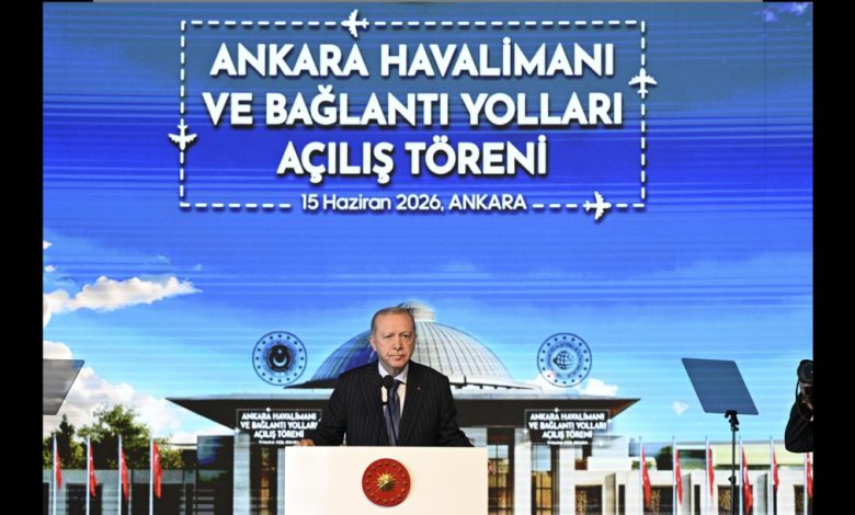 TC Cumhurbaşkanı Erdoğan, "Ankara Havalimanı ve Bağlantı Yolları Açılış Töreni"nde konuştu