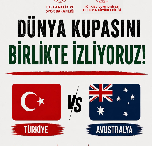 Türkiye-Avustralya maçı Millet Bahçesi’nde dev ekranda izlenecek