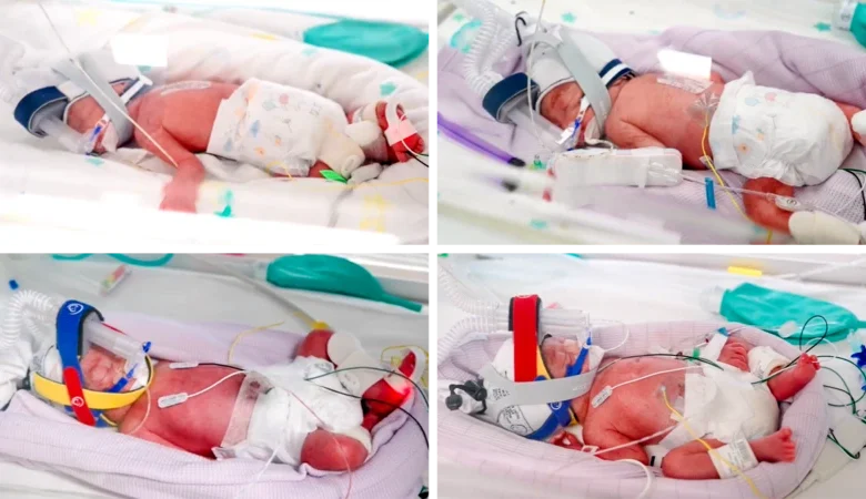 Avustralya'da bir kadın doğal yolla gebelik sonucu tek yumurta dördüzleri dünyaya getirdi