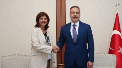 Bakan Fidan, BM Genel Sekreteri'nin Kıbrıs Şahsi Temsilcisi Cuellar ile Ankara'da görüştü