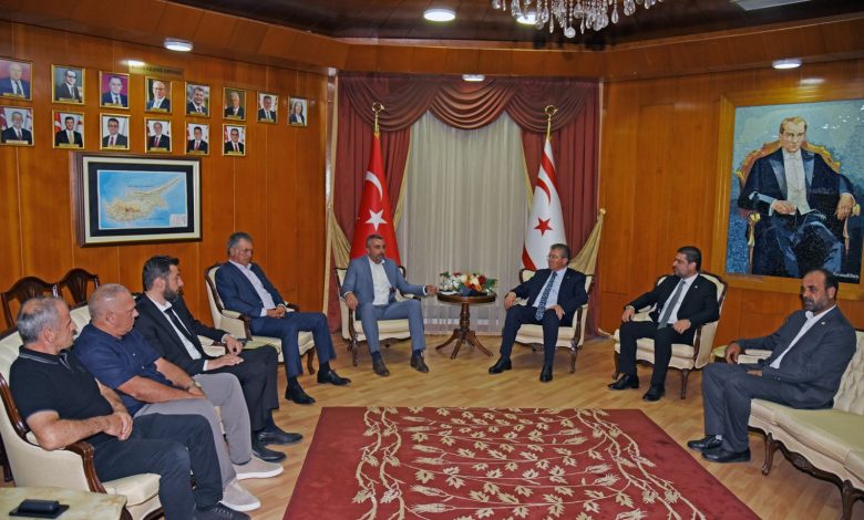 Başbakan Üstel, Hür-İş Federasyonu heyetini kabul etti