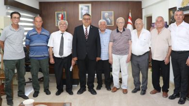 Berova, Emekli Mücahitler Derneği heyetini kabul etti