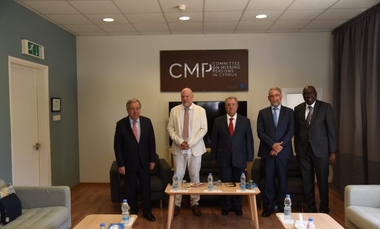 BM Genel Sekreteri Guterres, ara bölgedeki Kayıp Şahıslar Komitesi Antropoloji Laboratuvarı’nı ziyaret etti