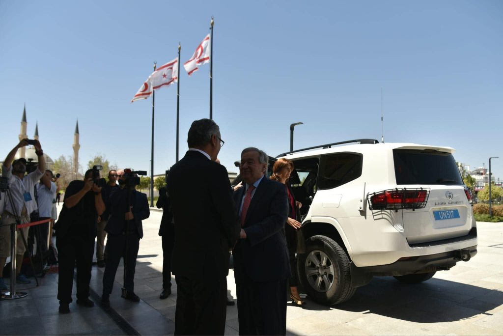 Erhürman-Guterres görüşmesi başladı