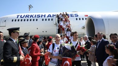 Filenin Sultanları şampiyonluk sonrası Türkiye'ye döndü