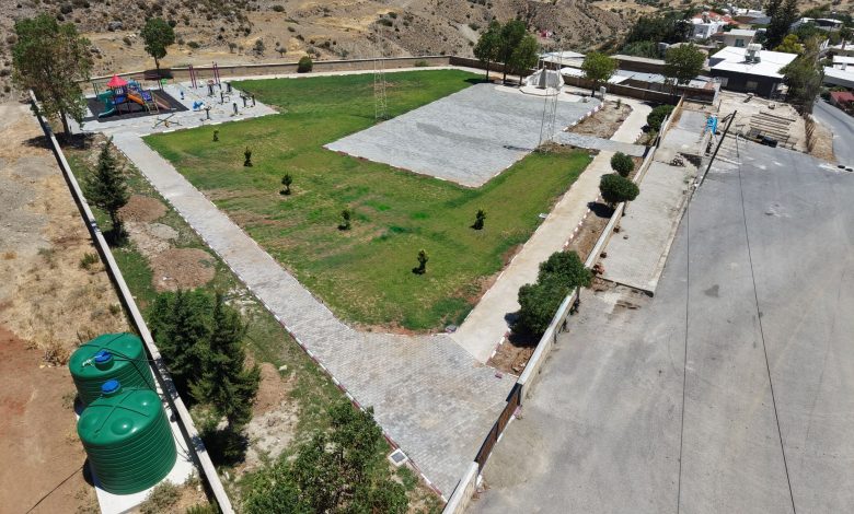 Geçitkale-Serdarlı Belediyesi, Gülden Kasım Çocuk Parkı’nda yenileme çalışmaları başlattı