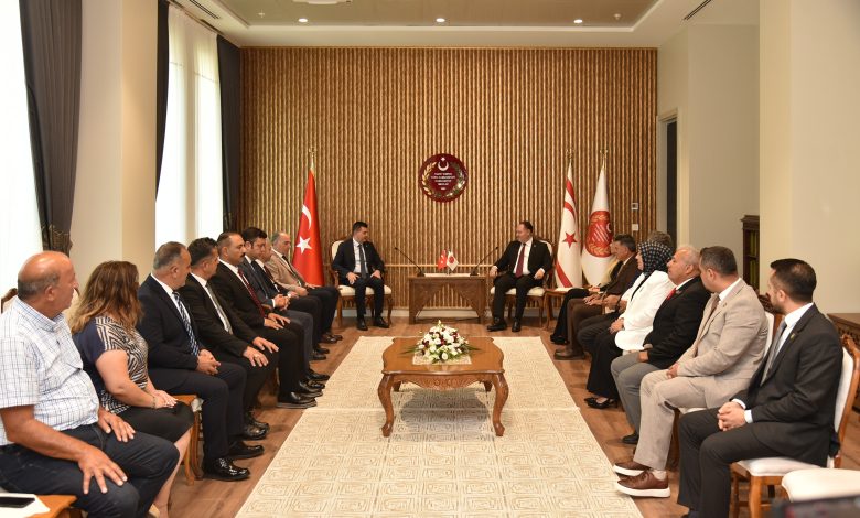 Öztürkler Türkiye Harp Malülü Gaziler, Şehit, Dul ve Yetimler Derneği heyetini kabul etti