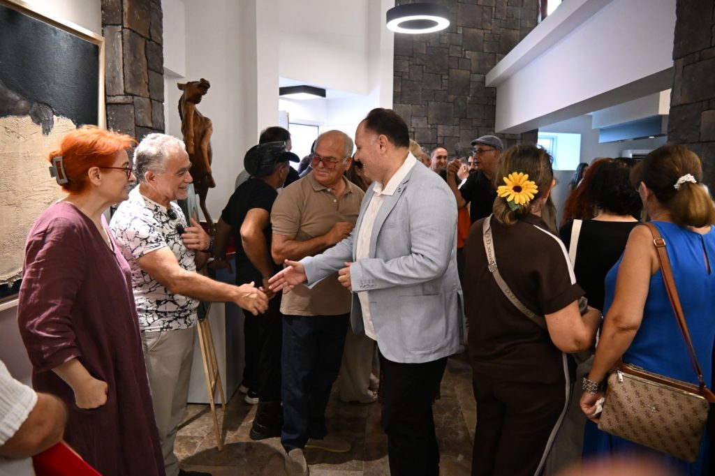 5. Uluslararası Güzelyurt Sanat Buluşması Sergisi açıldı