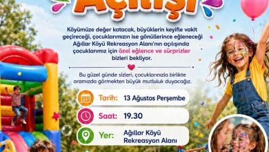 Ağıllar köyüne inşa edilen rekreasyon alanı yarın hizmete açılacak