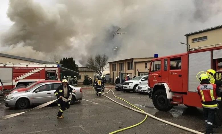 Avusturya'da piroteknik madde üreten işletmede meydana gelen patlamada 1 kişi yaralandı
