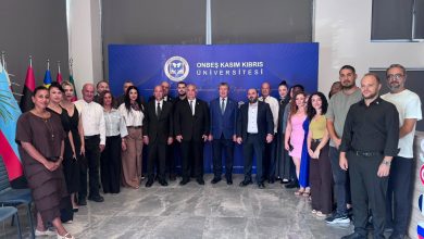 Başbakan Ünal Üstel, Onbeş Kasım Kıbrıs Üniversitesi’ni ziyaret etti