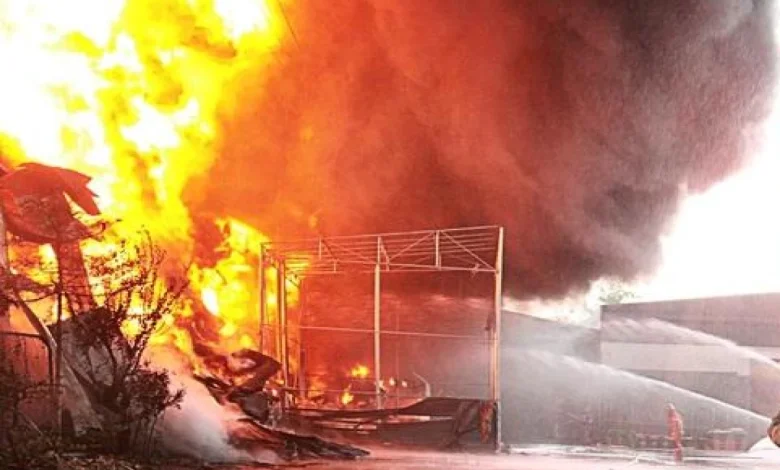 Bulgaristan'da askeri fabrikanın mühimmat deposunda yangın çıktı