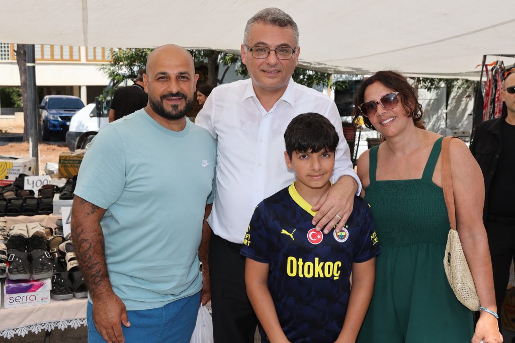 Cumhurbaşkanı Erhürman, Girne Açık Pazarı ziyaret etti
