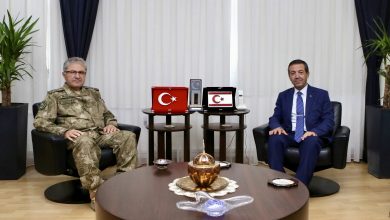 Dışişleri Bakanı Ertuğruloğlu, Kara Kuvvetleri Komutanı Orgeneral Tokel ile görüştü