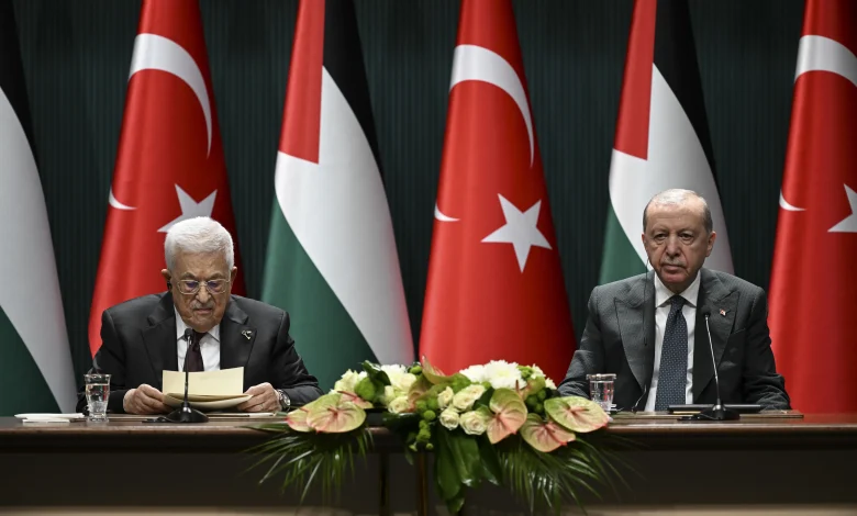 Filistin Devlet Başkanı Abbas, Cumhurbaşkanı Erdoğan ile ortak basın toplantısında konuştu