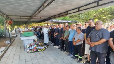 Gemi kazasında hayatını kaybeden 59 yaşındaki Nuray Özbiler Gazimağusa'da toprağa verildi