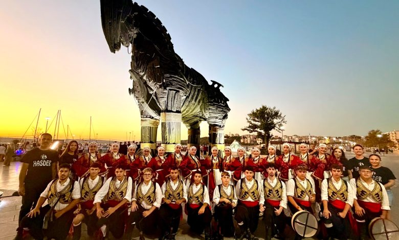 HASDER Yıldızlar Grubu, Uluslararası Troya Halk Dansları ve Müzik Festivali’ne katıldı